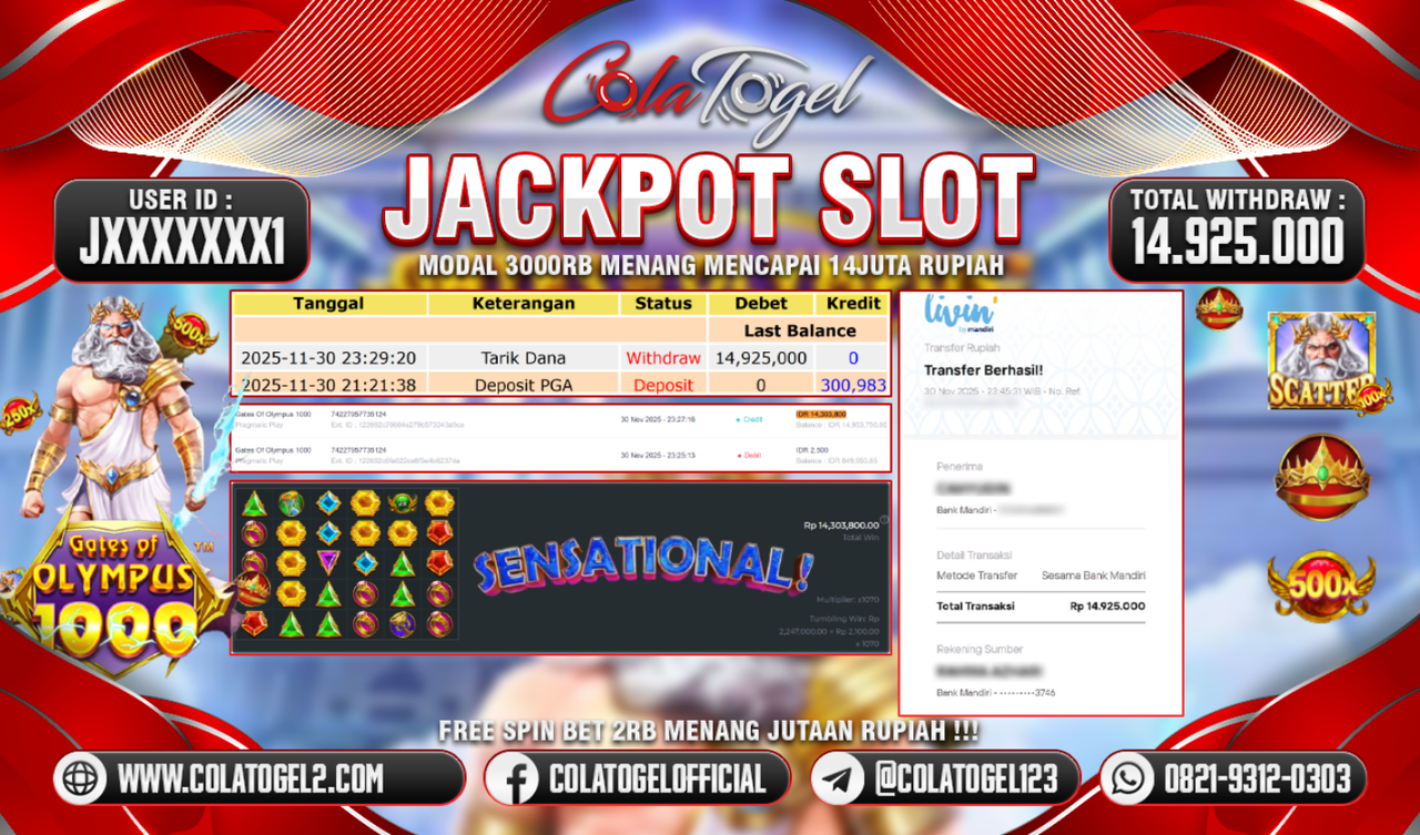 JACKPOT SLOT GACOR!!