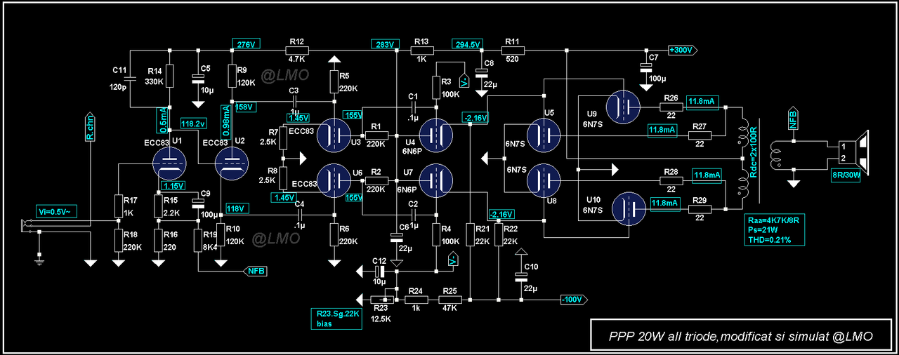 20W ALL TRIODE