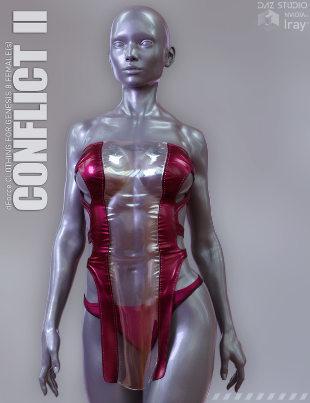 dForce Conflict II for Genesis 8 Females