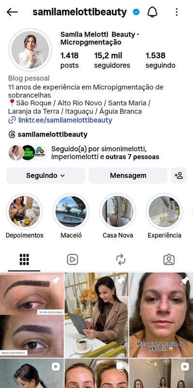 Print do Instagram