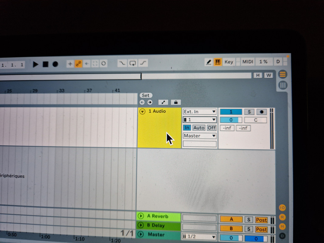 Paramètre piste audio guillaume