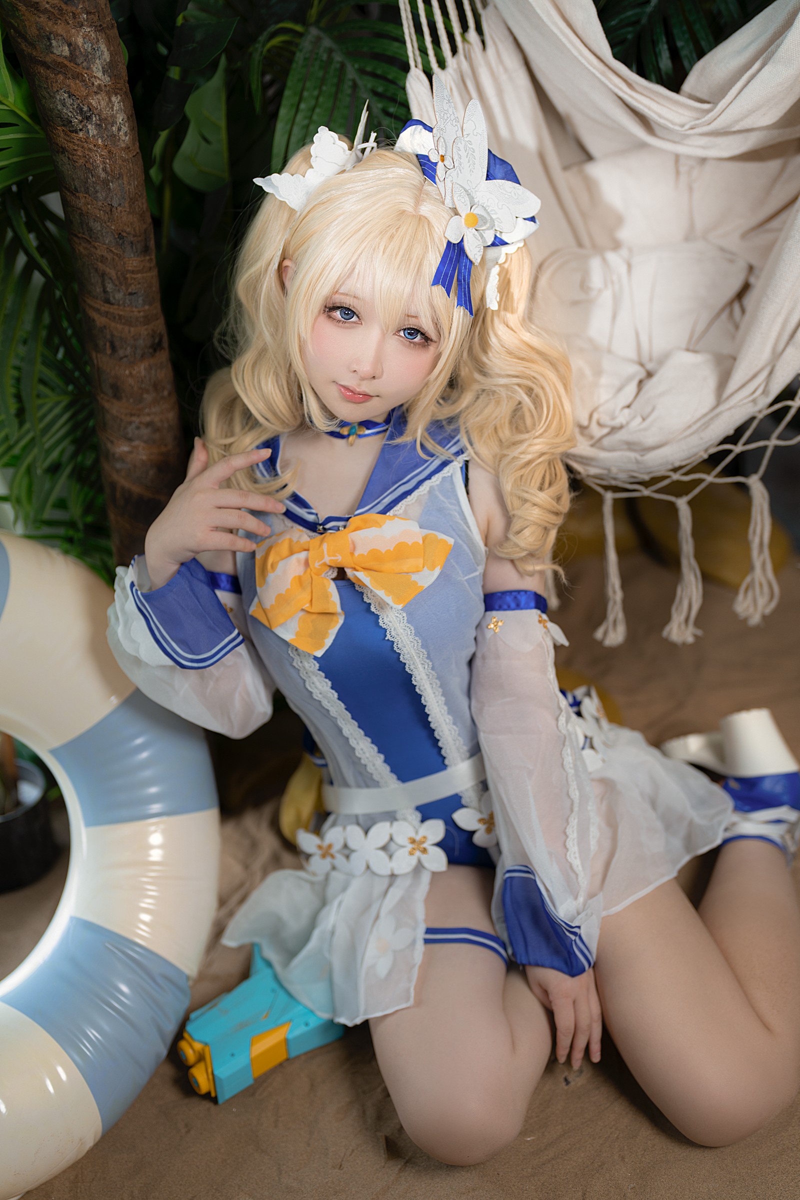 樱梨梨 芭芭拉 泳装 Cosplay 写真集｜原神角色高清摄影（30P｜576MB）插图8