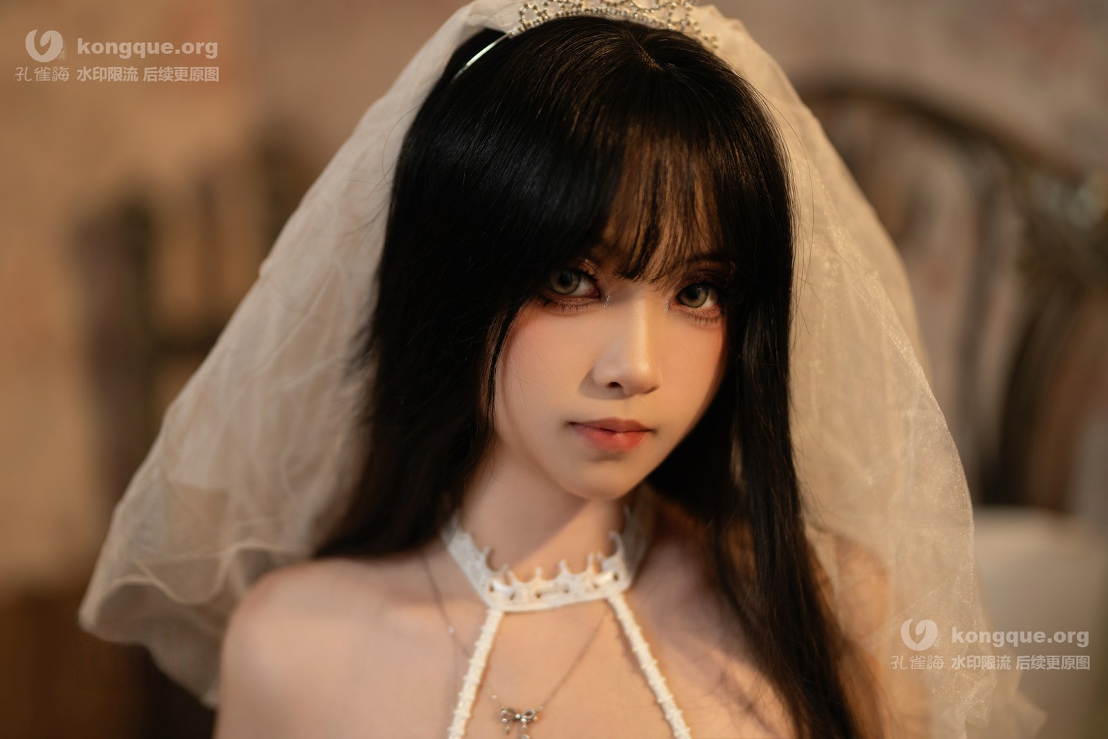 Bangni邦尼 – 白色花嫁 Cosplay 高清写真集（85P-1.02GB）插图5