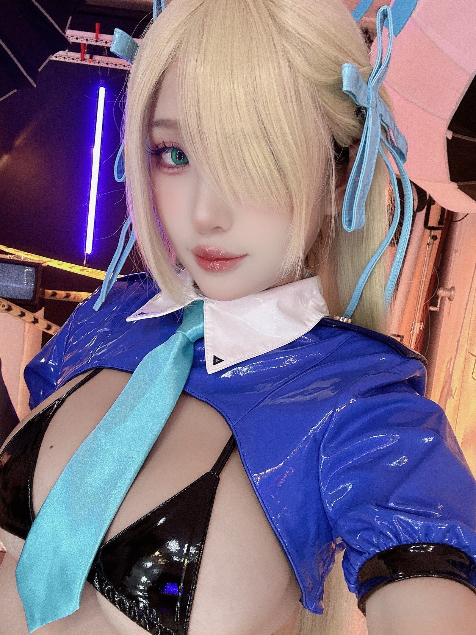 Puy Puy – 一之濑明日奈 Asuna Police Cosplay 写真合集（133P+7V-4.59GB）插图9