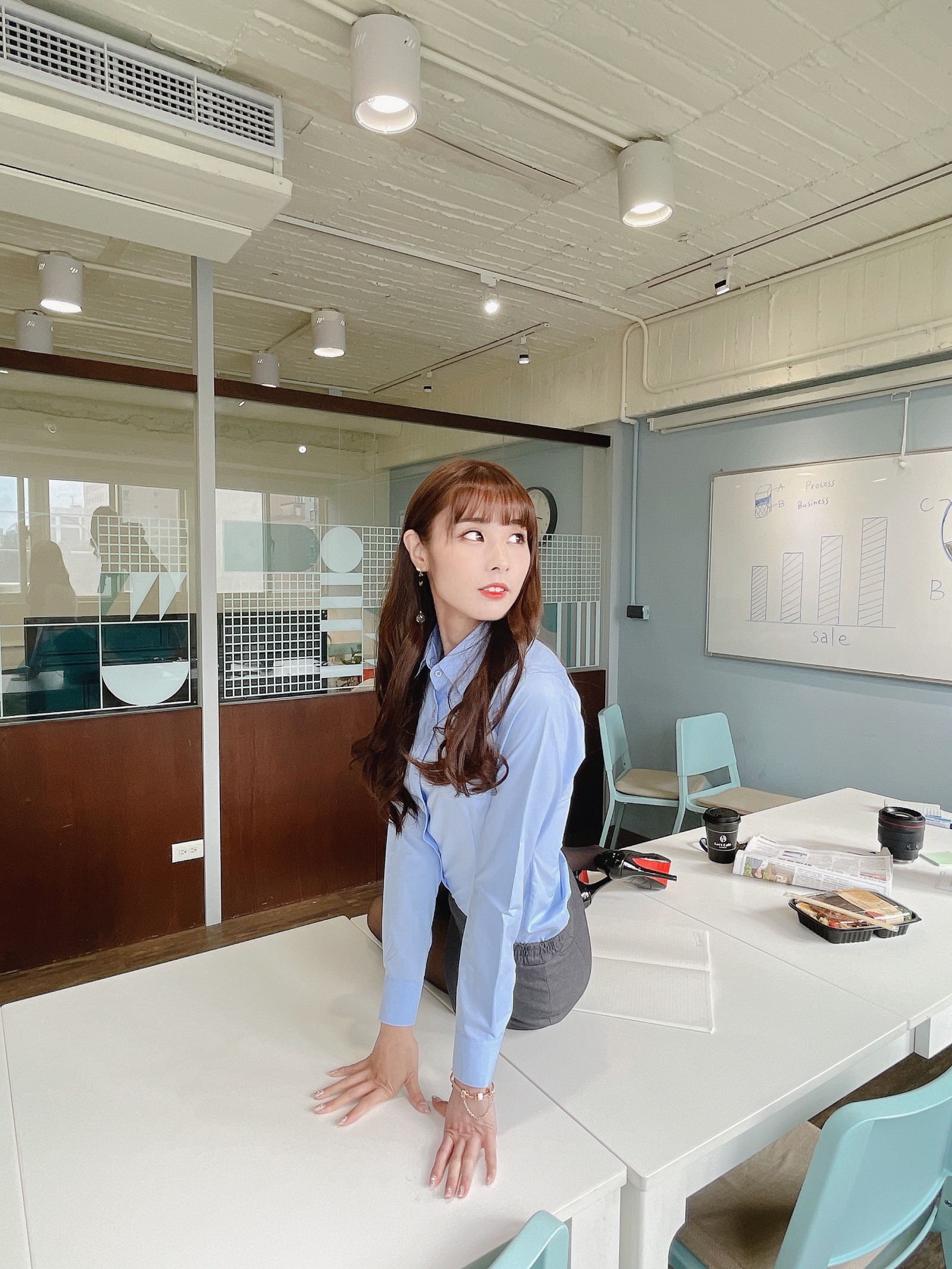 泥泥汝 OL 女郎 B 主题 写真＋视频合集｜高人气职业风作品（350P｜12V｜840MB）插图4