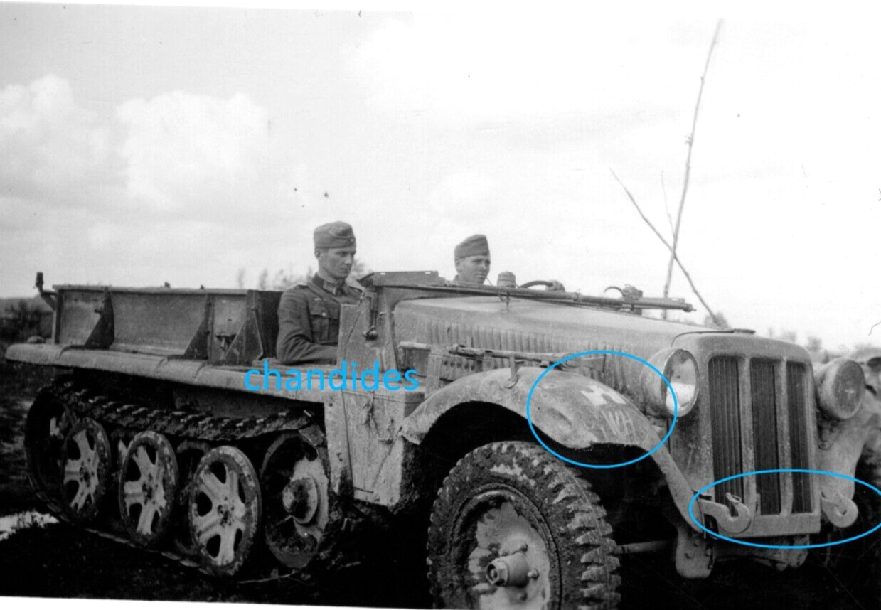 269 inf division halbketten zugmaschine demag 1942 leningrad