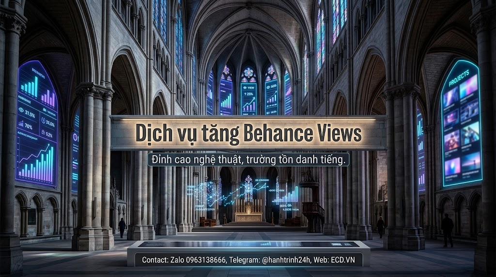 dịch vụ tăng behance views chính hãng tăng lượt xem