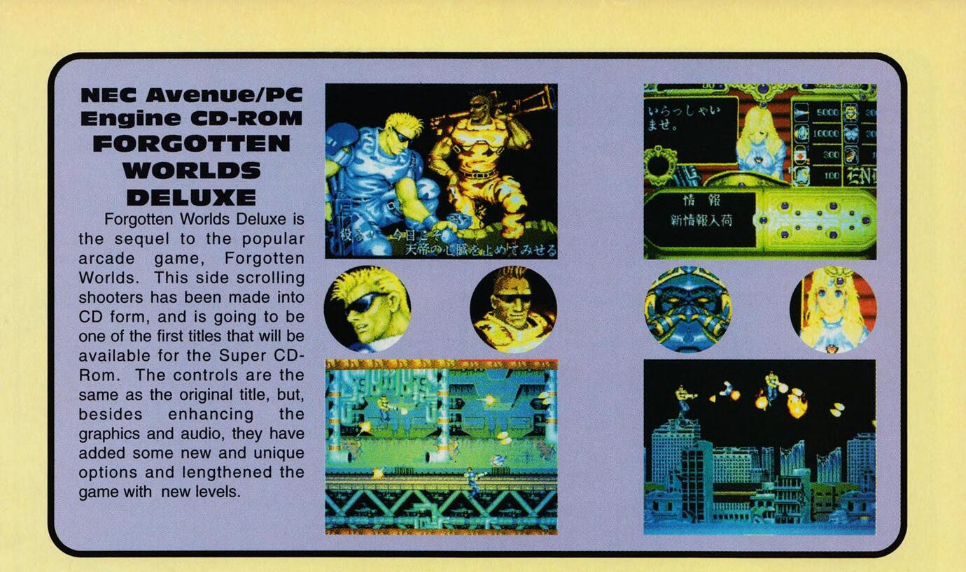 Forgotten Worlds - Sega Genesis (1989) and especially the arcade