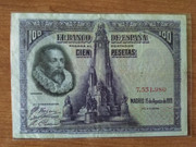 Error 100 Ptas 1928 Anverso