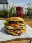 Ilustra??o do lanche X-Bacon