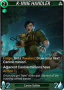 K-Nine Handler - Provided by Rune42