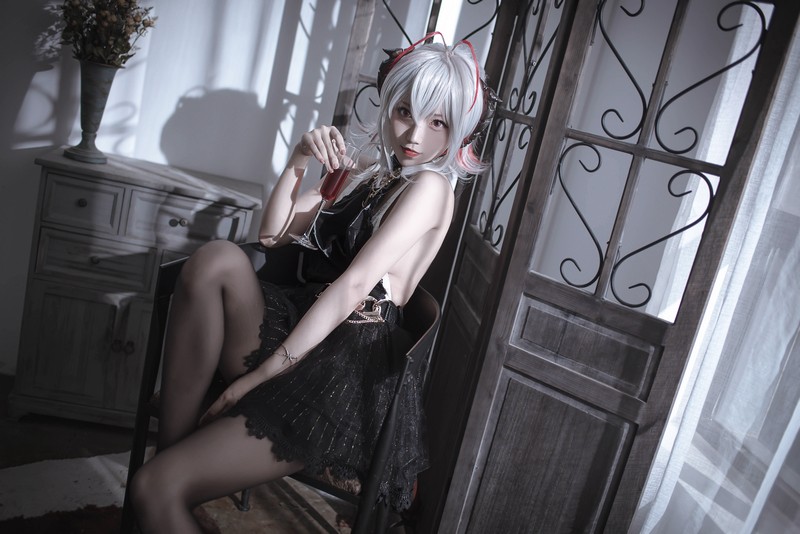 切切Celia 明日方舟 W 礼服 Cosplay 高清写真 20P插图4