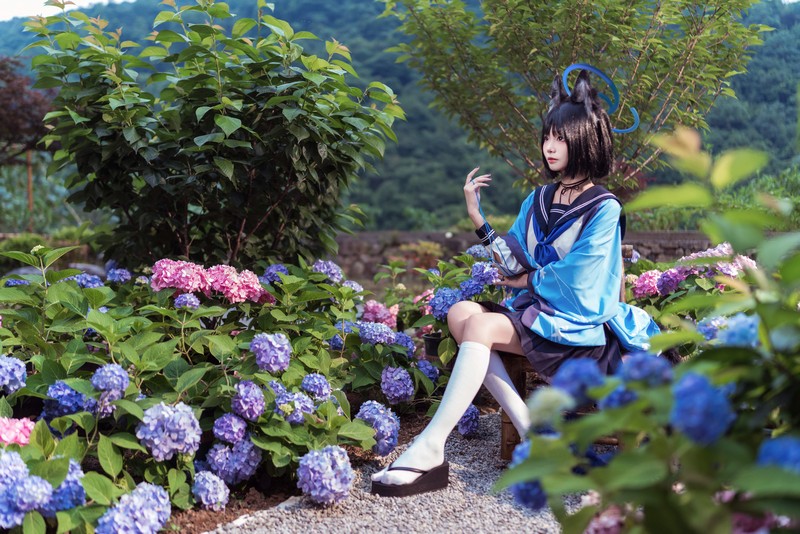 艾西Aiwest 桐生桔梗Cosplay写真图集 高清美图合集 48P (296.8M)插图4