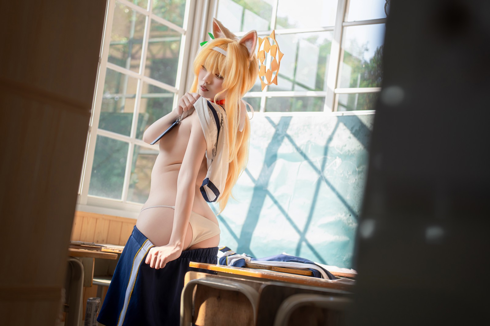 纸悦Etsu_ko《玛丽体操服》运动系写真图集｜元气少女主题[64P-356.8M]插图5