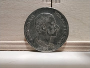 50 Centavos de peso 1885 Filipinas Alfonso XII 1671024332151