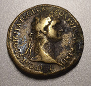 Sestercio de Domiciano. IOVI VICTORI - S C. Júpiter sedente a izq. Roma. 20200923-234344