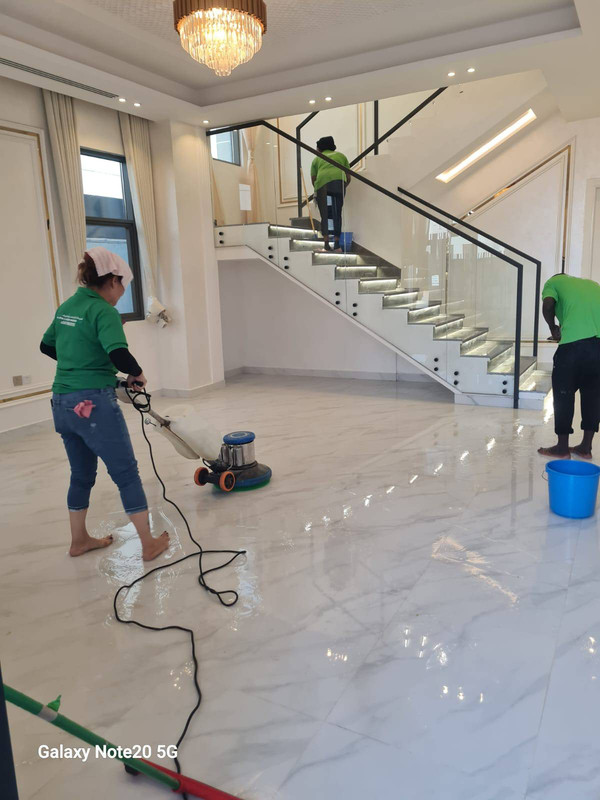 Cleaning team