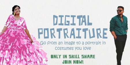 Digital Portrait in Illustrator for Beginners