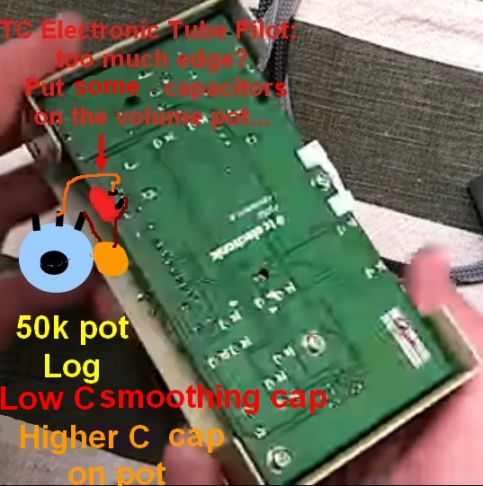 Cheap trick" to smooth the tone of a TC electronic Tube Pilot... -  freestompboxes.org