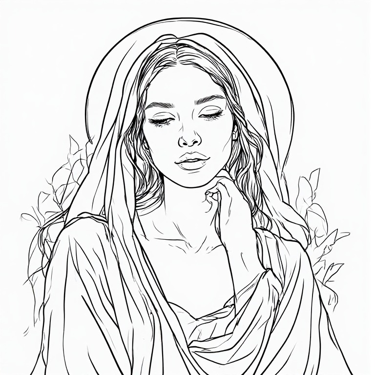 Madonna-l-Line-drawing-natural-(43)