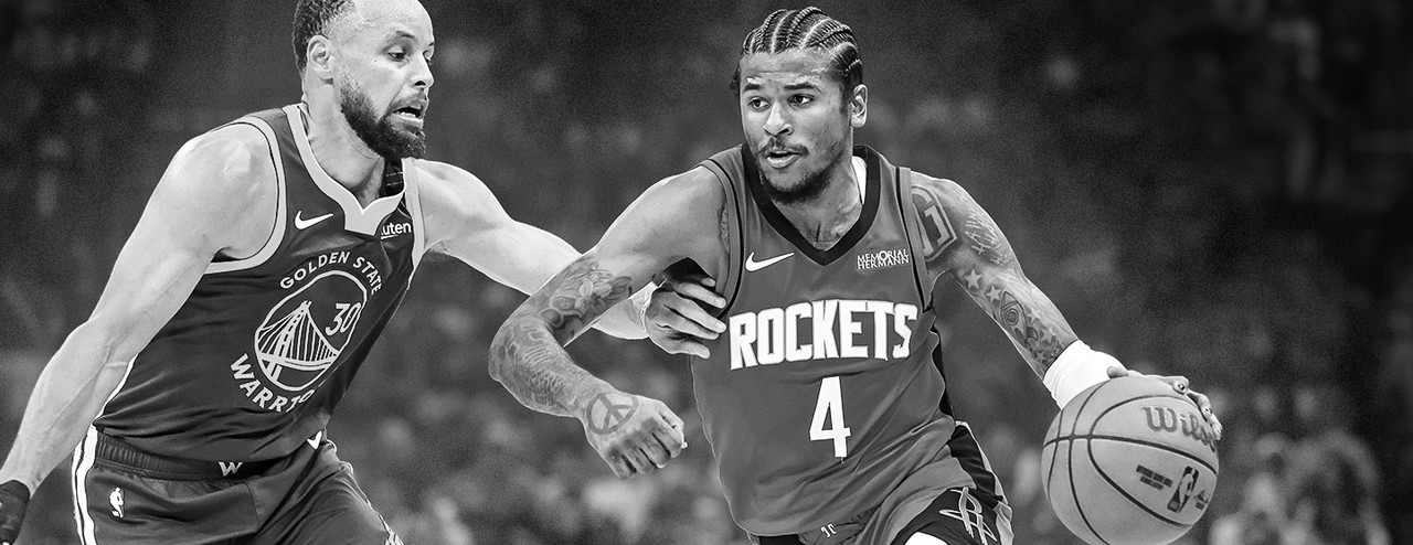 Jalen Green ainda jogando pelo Rockets