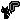 Pixel art of a symbol border for text decoration, being held up by a black cat