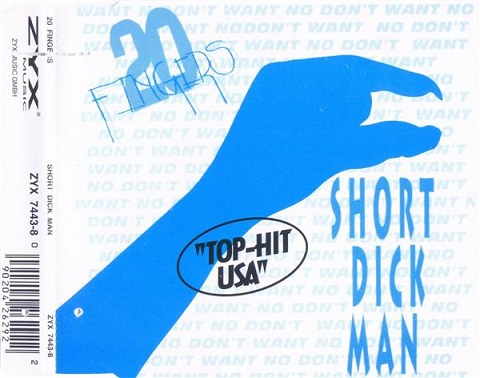 13/01/2023 - 20 Fingers ‎– Short Dick Man (CDM)(ZYX Music ‎– ZYX 7443-8) 1994 ***20 Fingers ‎– Short Dick Man (The Italian Remixes)(CDM)(ZYX Music ‎– ZYX 7443R-8) 1994  R-98640-1172253697