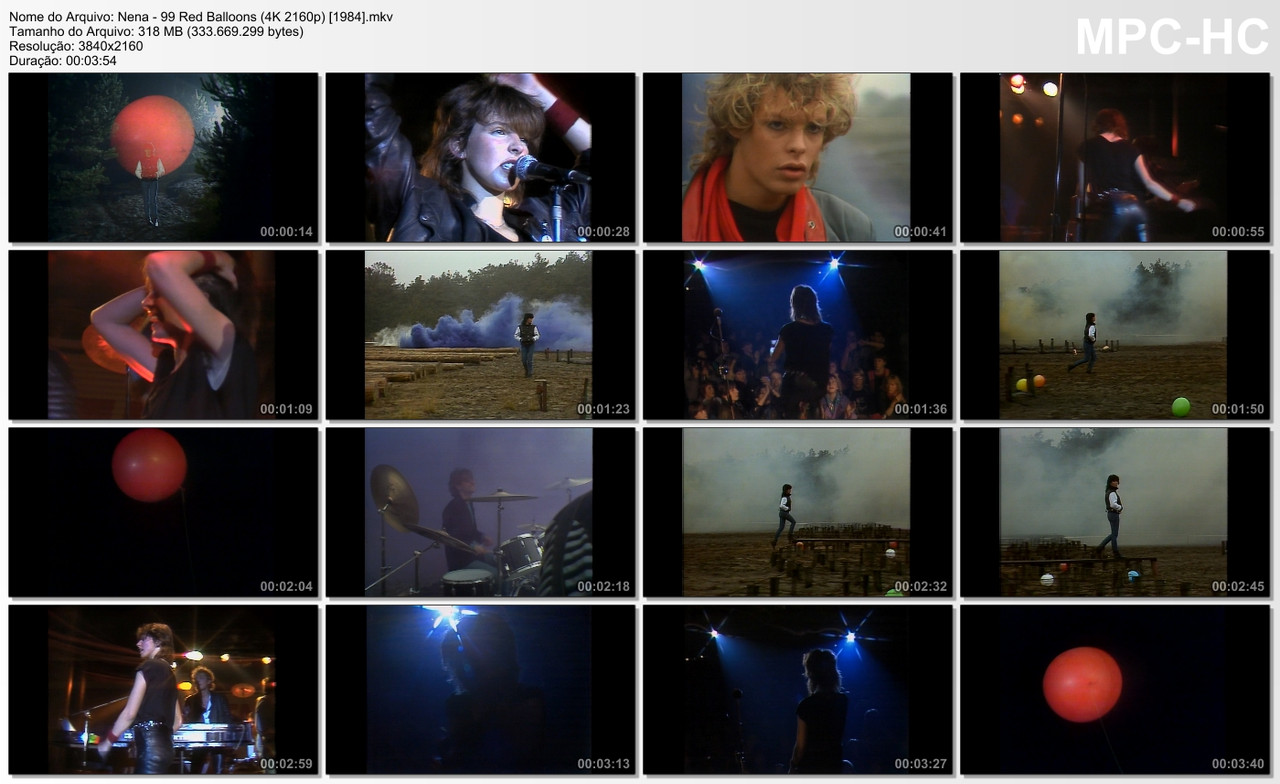 Nena - 99 Red Balloons (Official Music Video 4K) [1984]