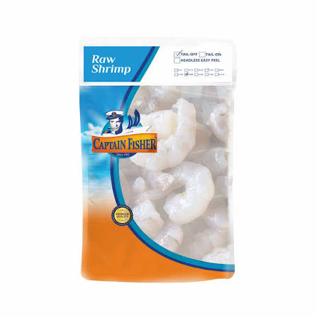 Captain Fisher Raw Shrimp 41/50, 1 kg
