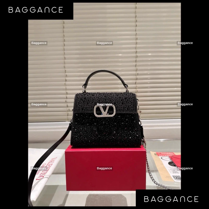 Valentino Loco Chain Bag 21cm Full Box (Ref: EVVAFW-002)