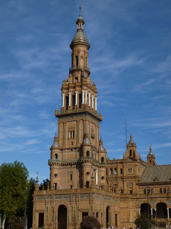 Light brown neo-moresco tower