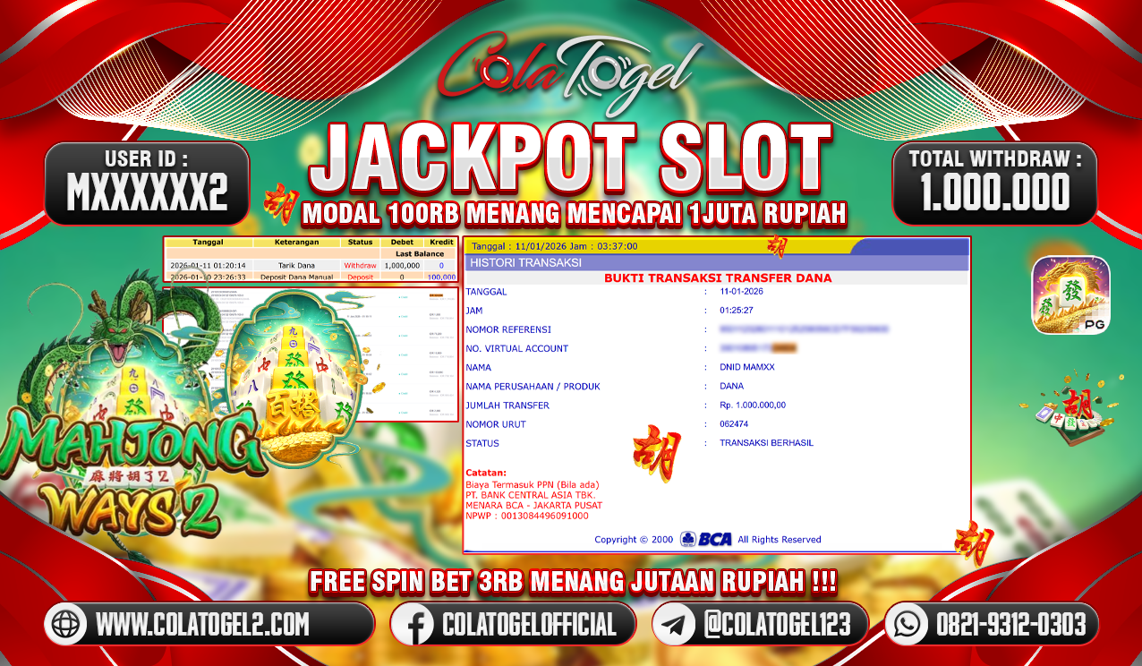 JACKPOT SLOT GACOR!!