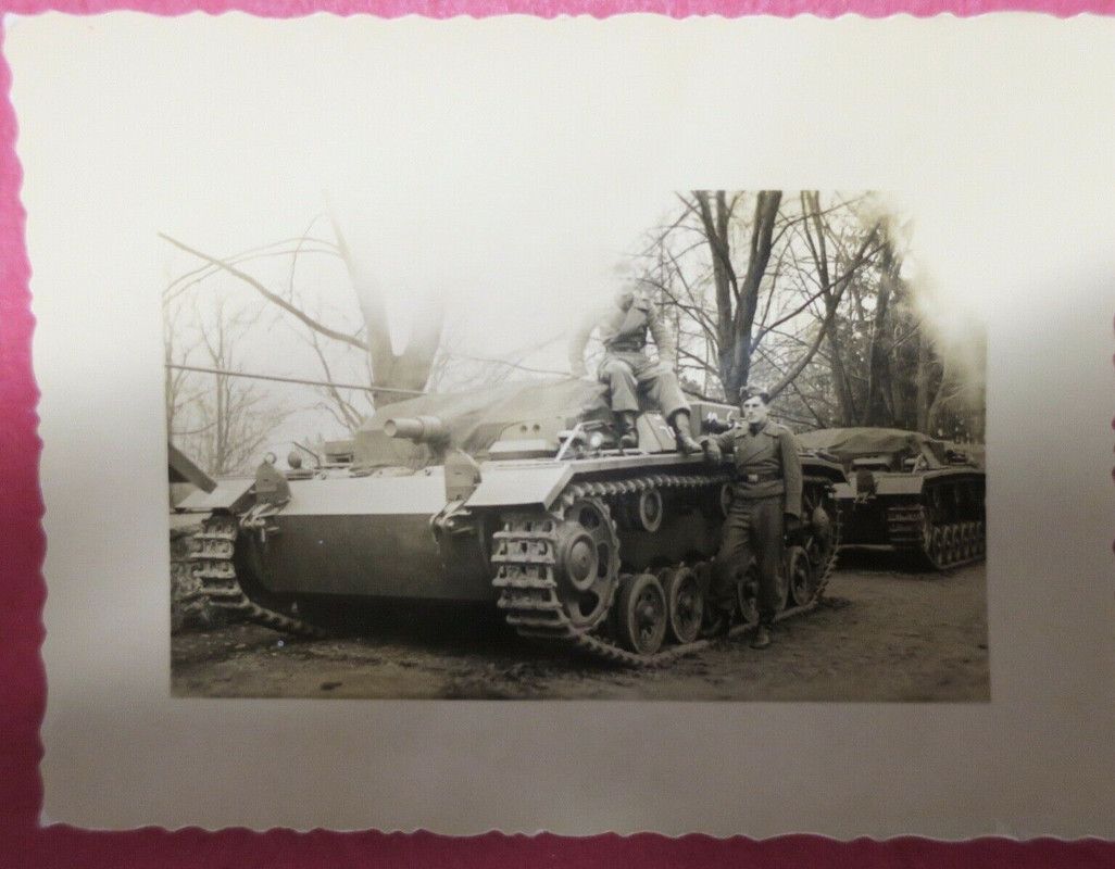 Fotos und Sterbebild deathcard,Sturmgeschütz Leutnant,