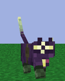 Sorcerer&#039;s Cat ❘ Submission for Logmaiden&#039;s Houses of Halloween Community Event Minecraft Mob Skin