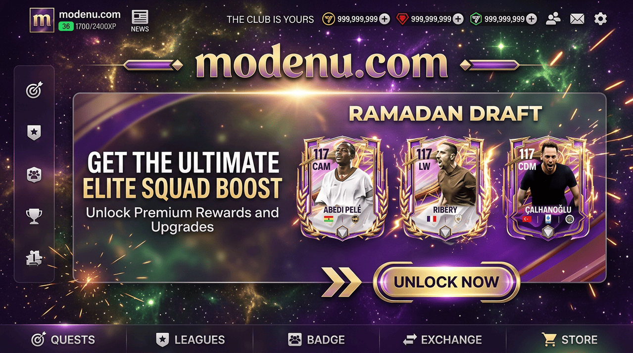 FC Mobile Mod Menu 2026 unlimited coins and points