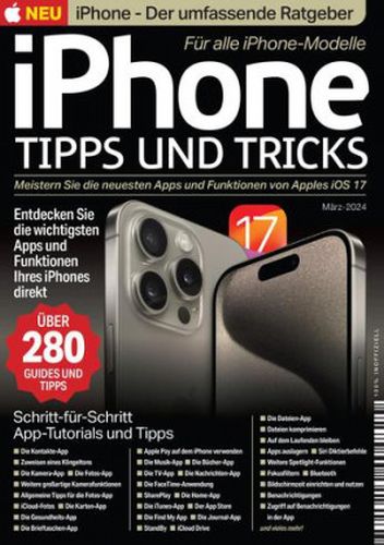 Cover: iPhone Guides Tipps und Tricks - März 2024