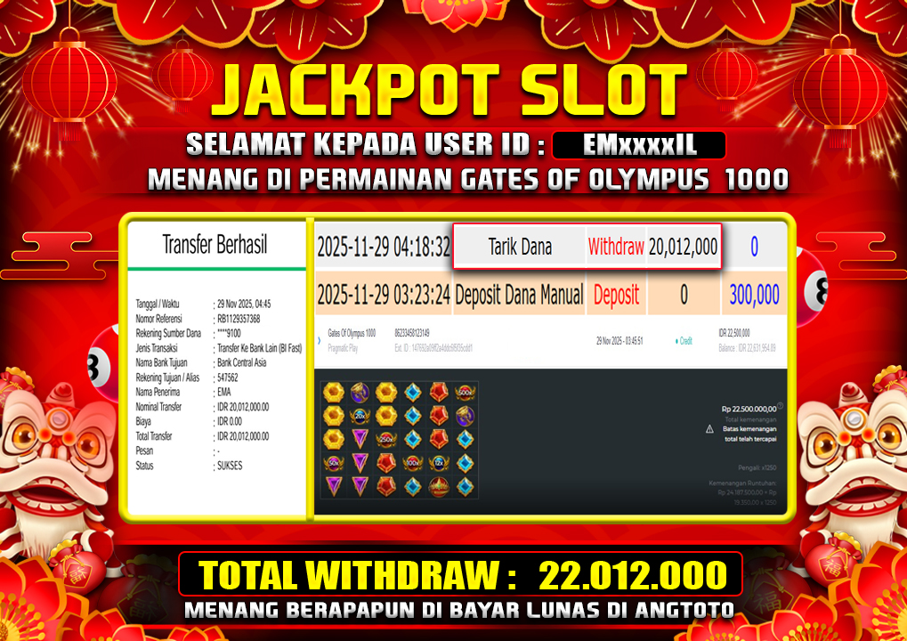 BUKTI JACKPOT LUNAS ANGTOTO