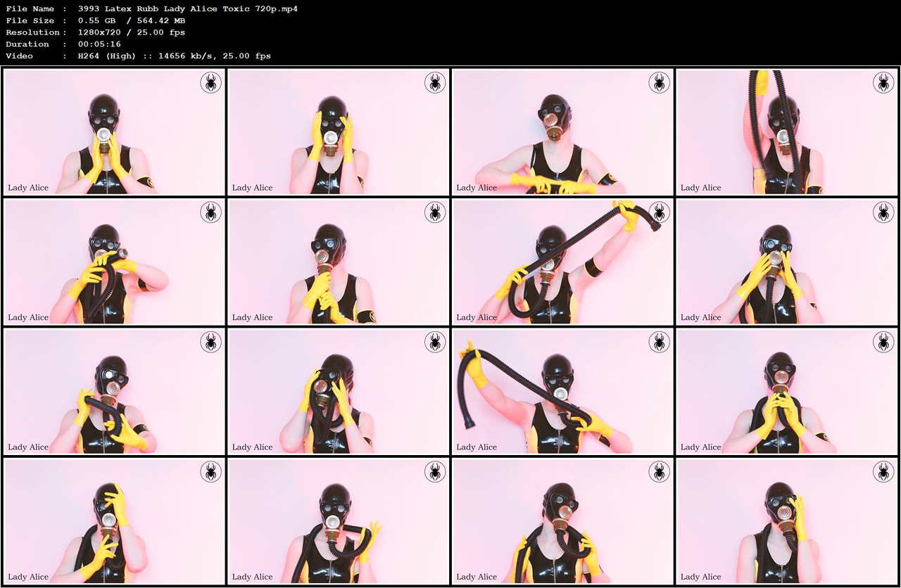 3993 Latex Rubb Lady Alice Toxic 720p mp4