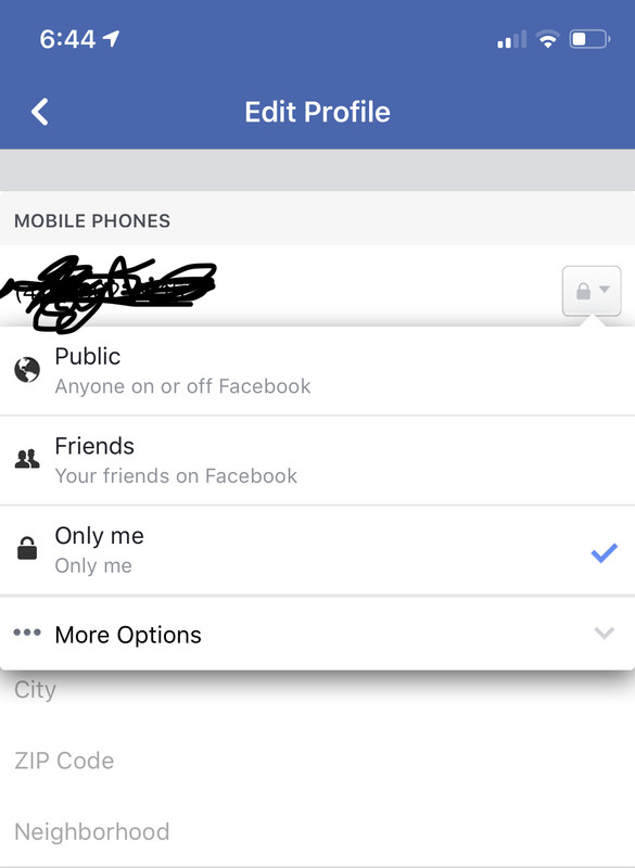 Facebook allows everyone to see your phone number 6-A5-B7-A1-D-932-E-4456-8-ABE-EF41-B20249-E9
