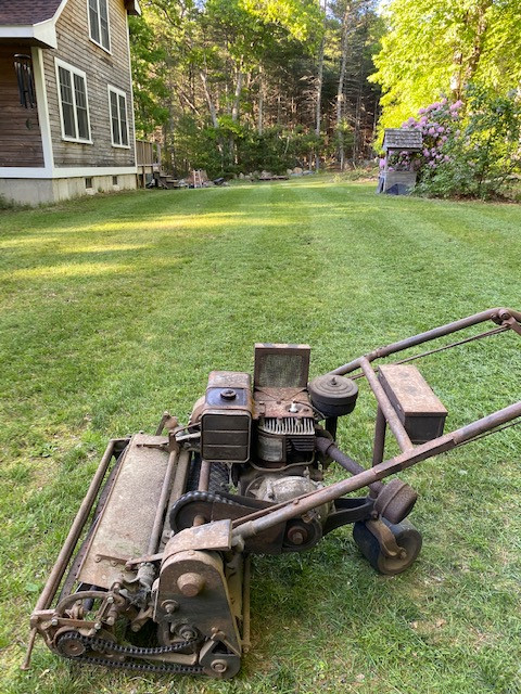 Anyone reel cut with a Locke mower? | Lawn Care Forum