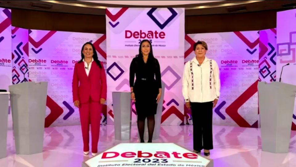 Debate en el Edomex: Celebran a Delfina Gómez por 'aguantar' los ataques de Alejandra del Moral