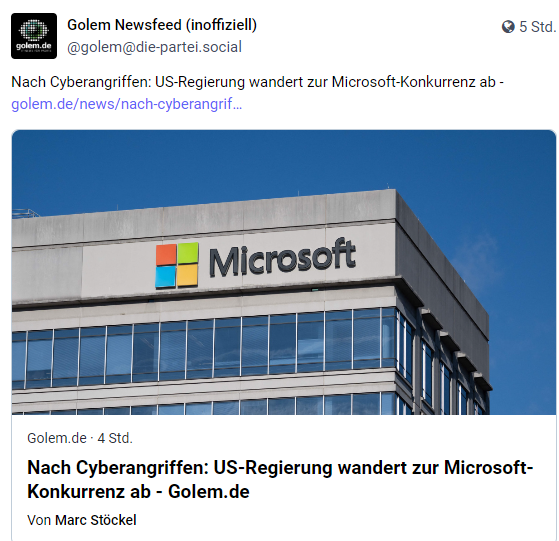 Abwanderung aus der Microsoft-Cloud