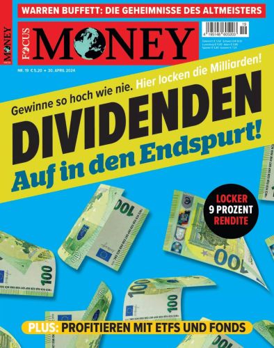 Focus Money Finanzmagazin No 19 vom 30  April 2024