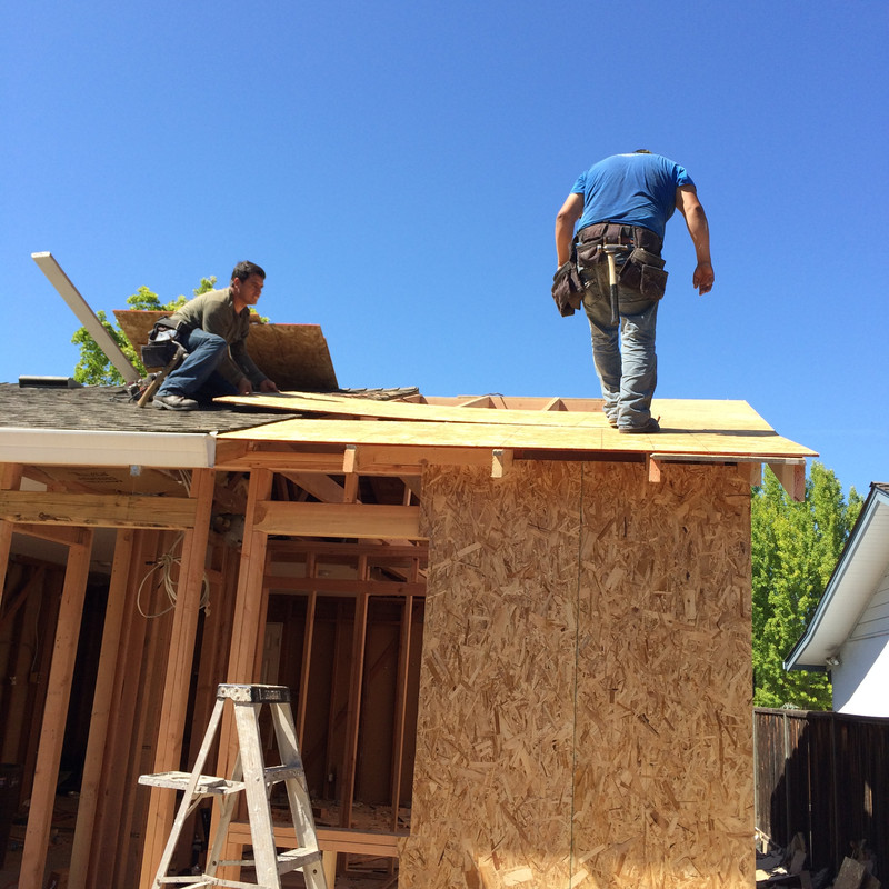 Bathroom renovation in progress