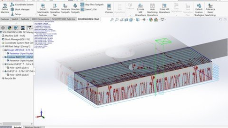 CNC programming with SolidWorks CAM