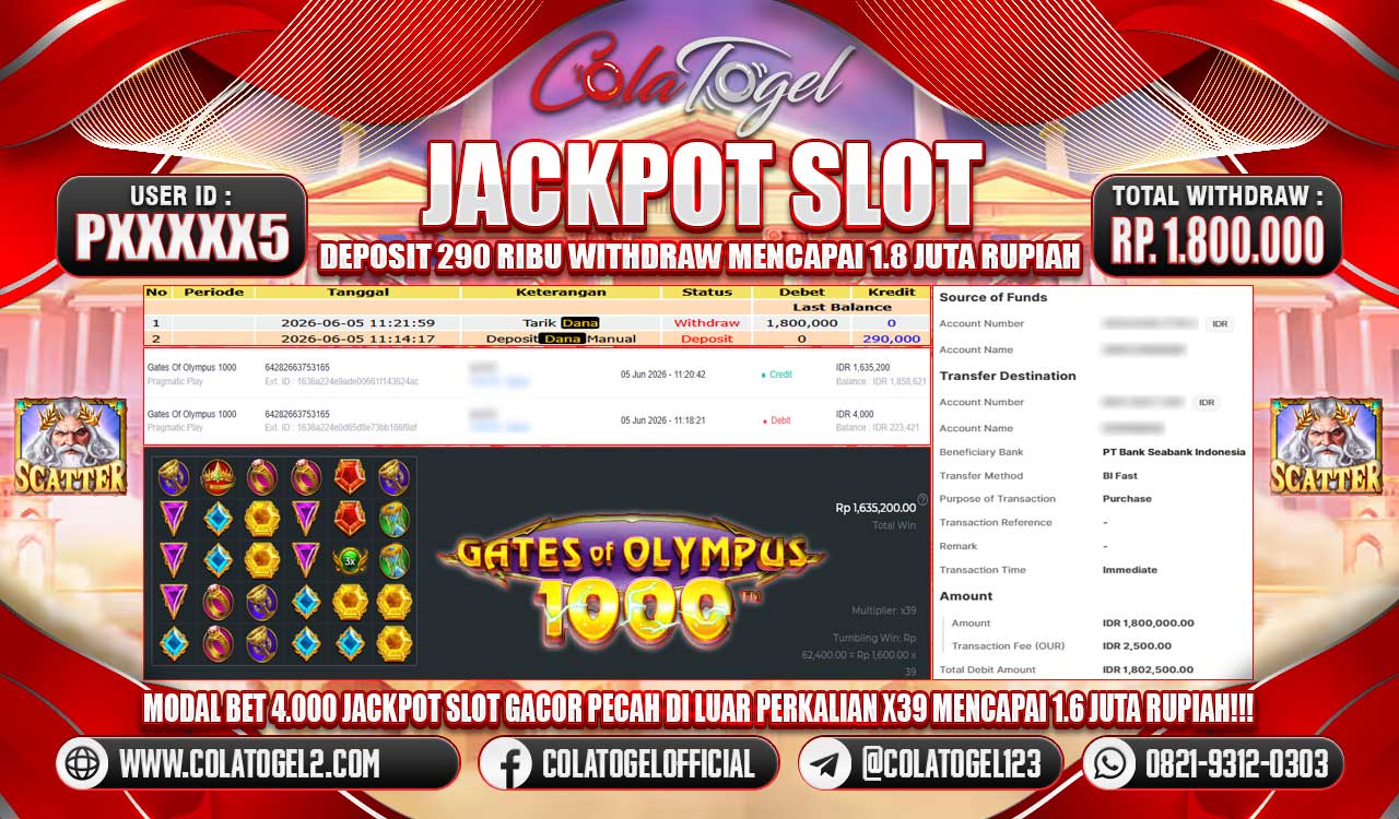JACKPOT SLOT GACOR!!