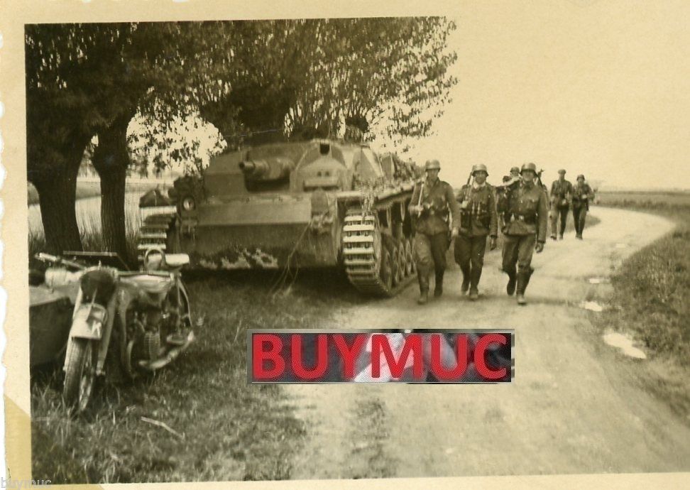 FOTO PANZER TANK STURMGESCHÜTZ BIKE