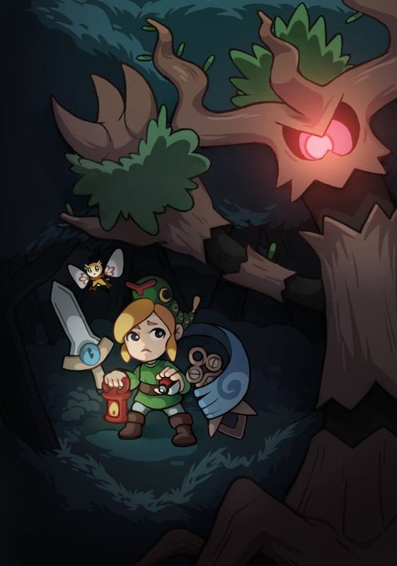 link-cutiefly-caterpie-trevenant-and-hon