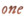 one