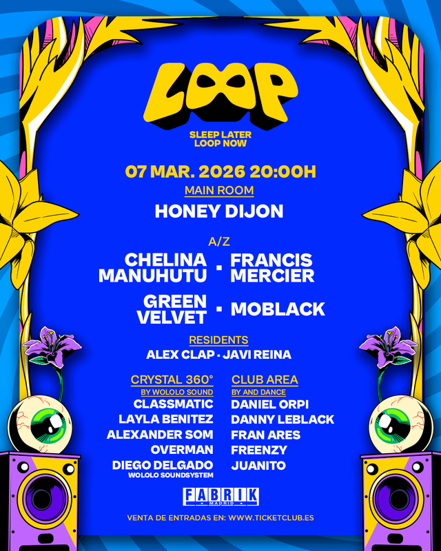 Cartel LOOP en FABRIK - 7 de marzo de 2026